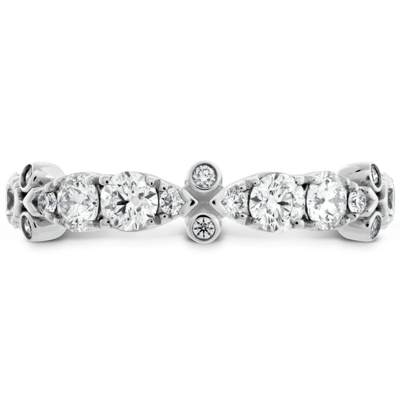Hearts on Fire HOF Double Teardrop Bezel Diamond Band HBAHDTRB00908R-C