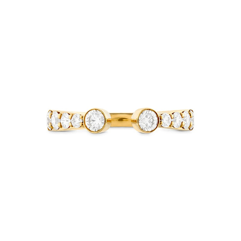 Hearts on Fire Triplicity Open Bezel Band HBATRIPOB0728R