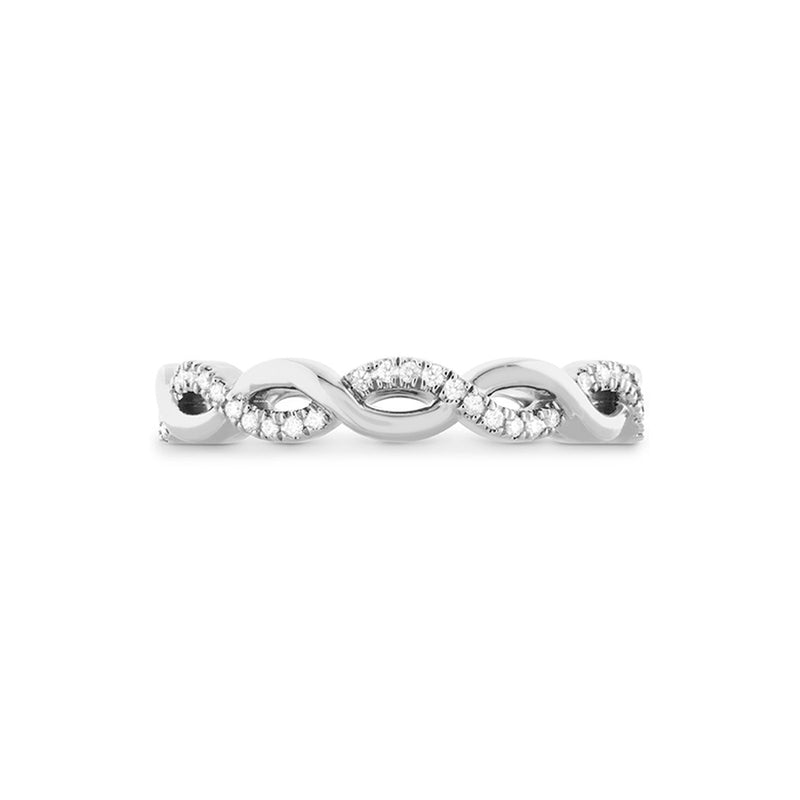 Hearts on Fire Destiny Lace Twist Eternity Band HBADSTLACTPL-Z50-C