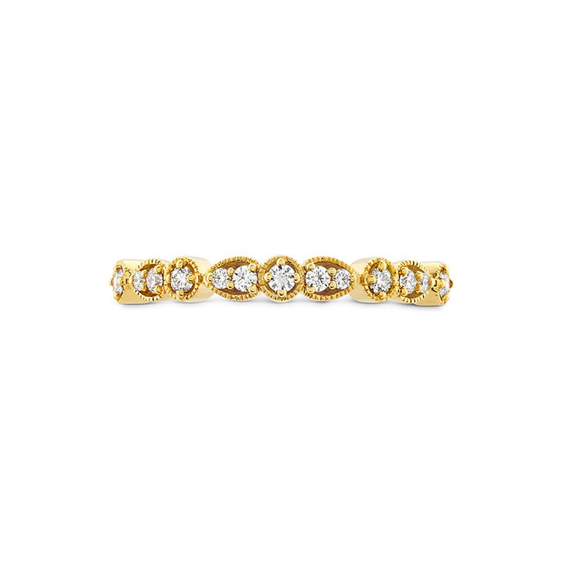 Hearts on Fire Isabelle Teardrop Milgrain Diamond Band HBAISATRM00198Y-C