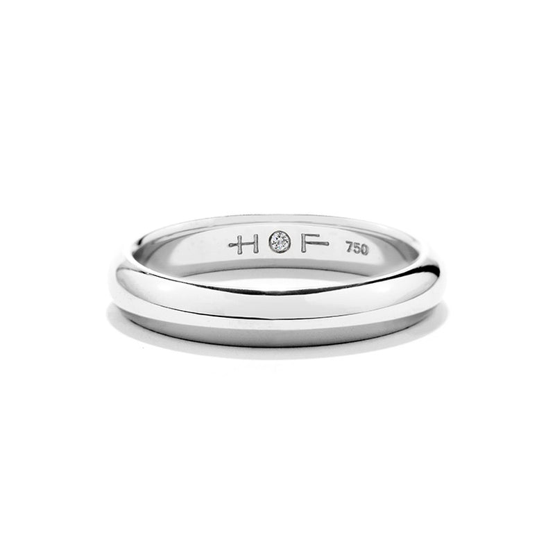 Hearts on Fire Men's Half-Round Comfort Fit Band HGHRBAND8W-4