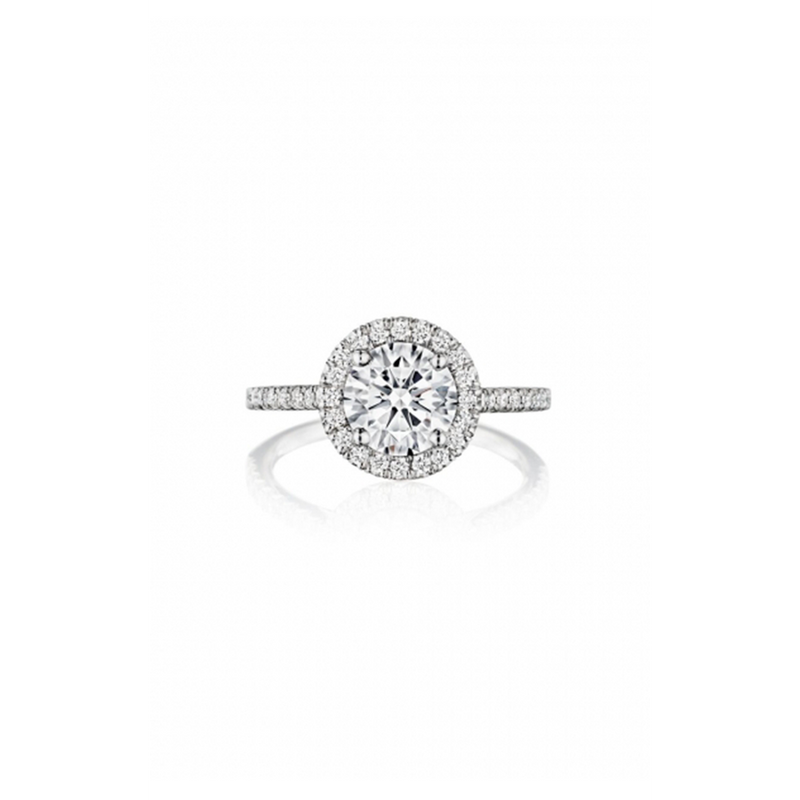 Henri Daussi Engagement Ring HALG