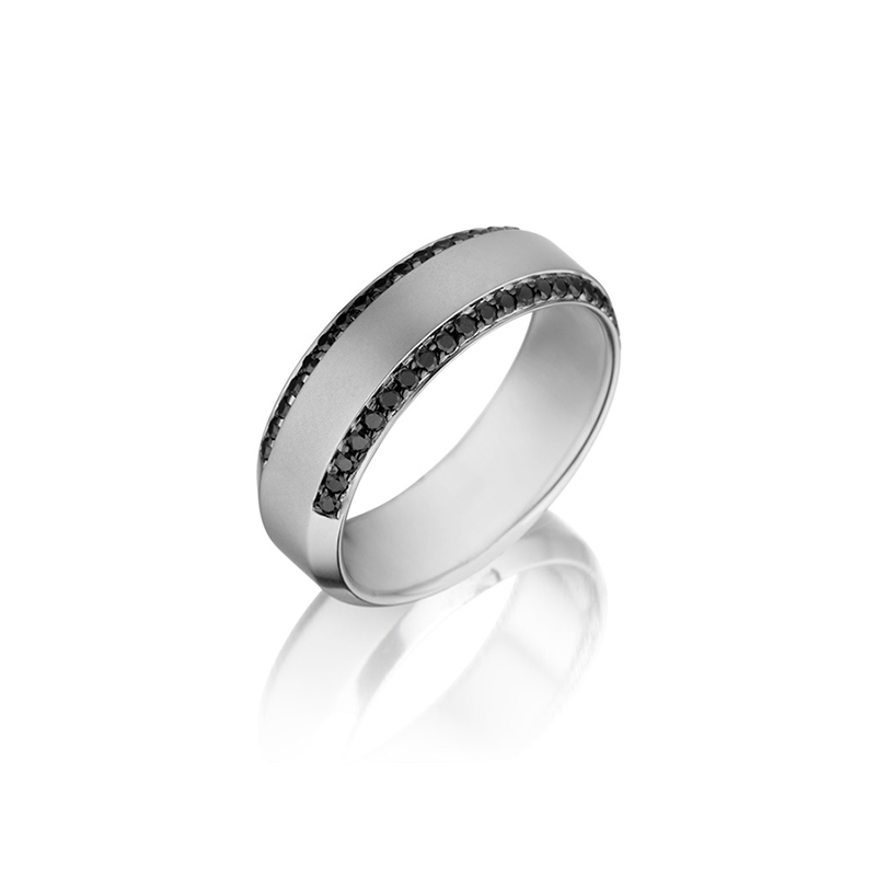 Henri Daussi Men's Wedding Band MB2H
