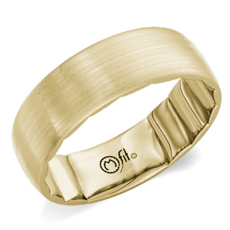 14KY 7MM SANDPAPER MFIT BAND
