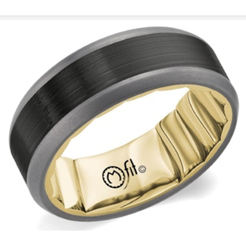 14K/TANT/CERAMIC 7.5MM MFIT BAND