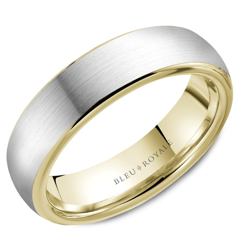 14KW/Y 6MM DOME WEDD BAND