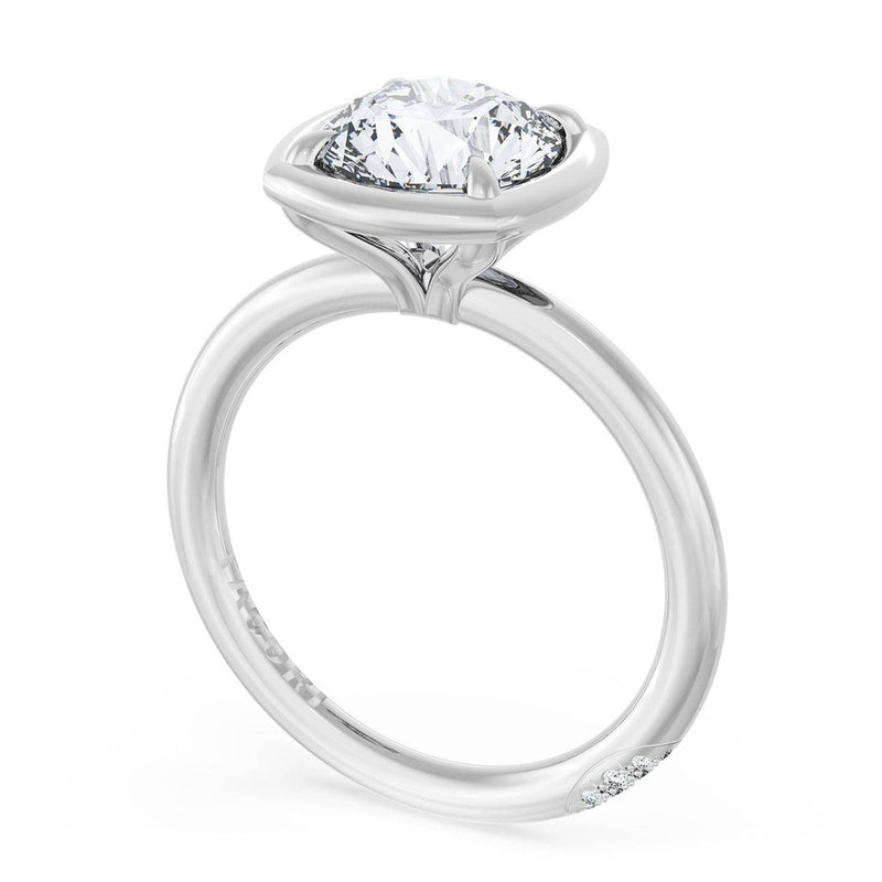 Cushion Solitaire Engagement Ring