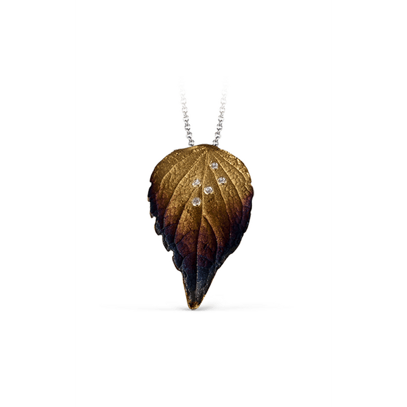 Simon G Fallen Leaves Pendant DP184