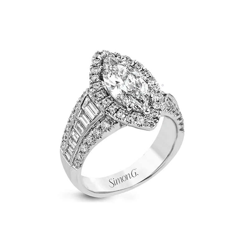 Simon G Engagement Ring LR1164-MQ
