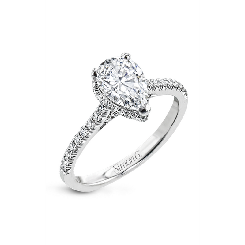 Simon G Underhalo Engagement Ring Lr2342