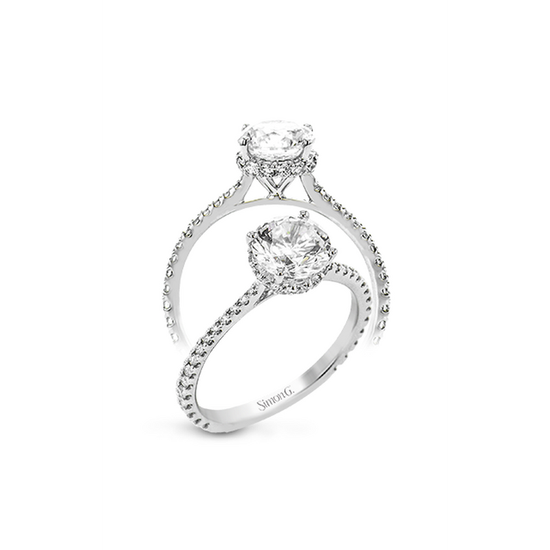 Simon G Underhalo Engagement Ring LR2833