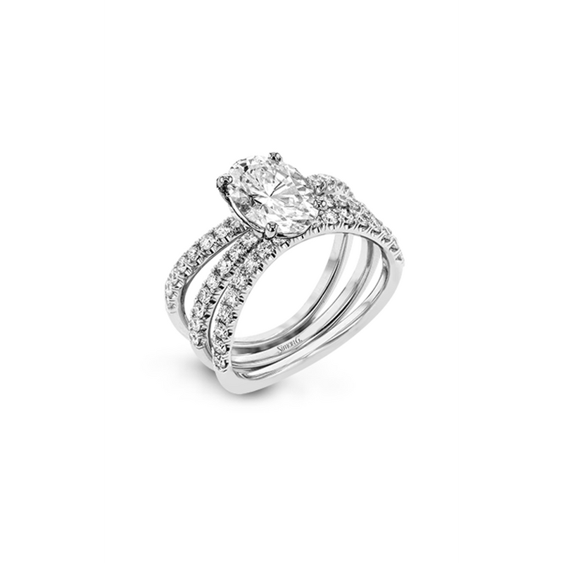 Simon G Wedding Set LR1083-OV