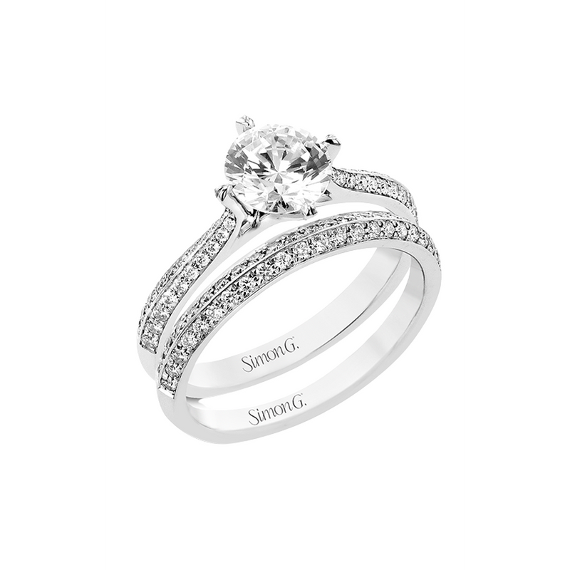 Simon G Wedding Set Lr3093