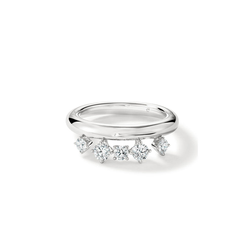 Hearts on Fire Barre Floating Diamond Fashion Ring UU2862 : 0.45 : 6.50 : 18KY : GH/VS