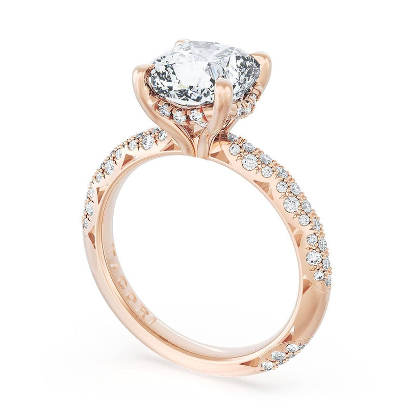 Cushion Bloom Engagement Ring