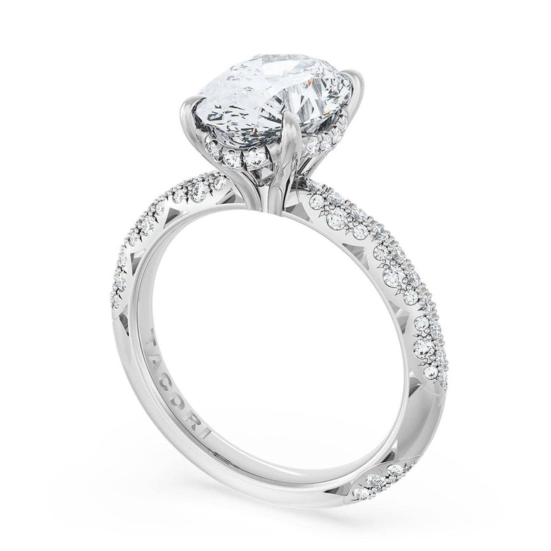 Oval Bloom Engagement Ring