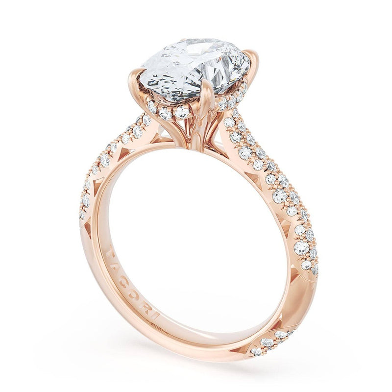 Oval Bloom Engagement Ring