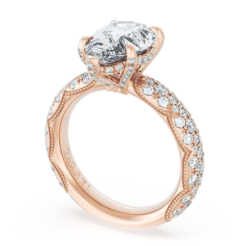 Pear Bloom Engagement Ring