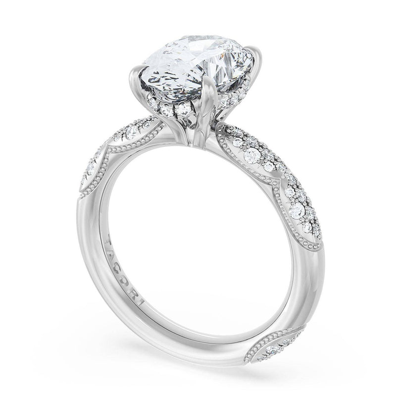 Oval Bloom Engagement Ring
