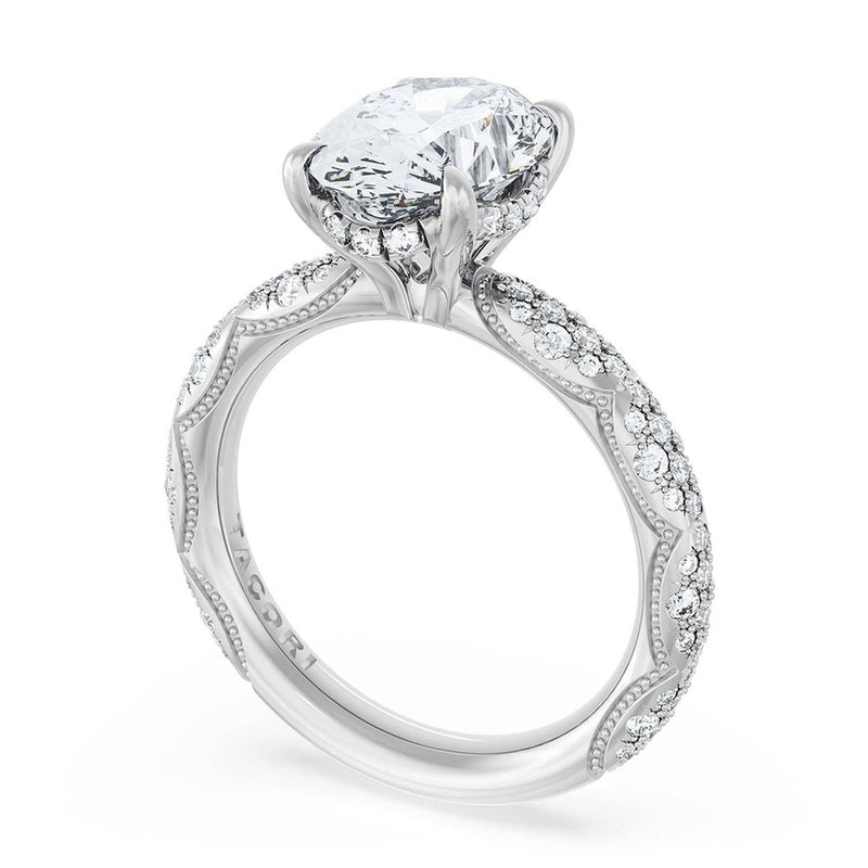 Oval Bloom Engagement Ring