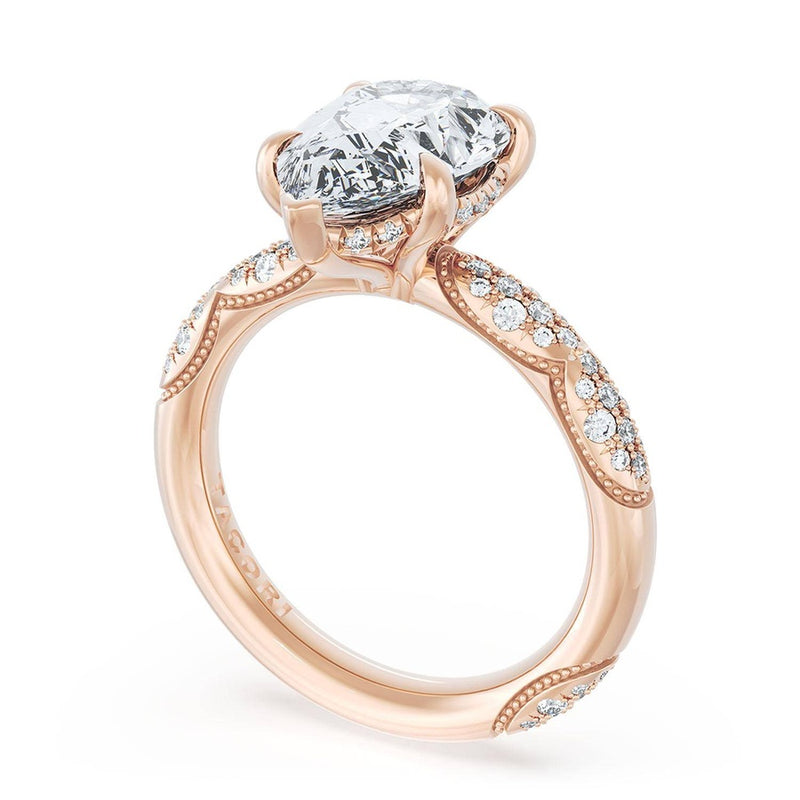 Pear Bloom Engagement Ring