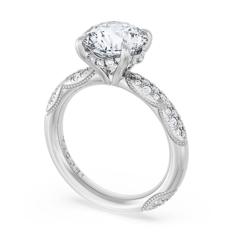 Round Bloom Engagement Ring