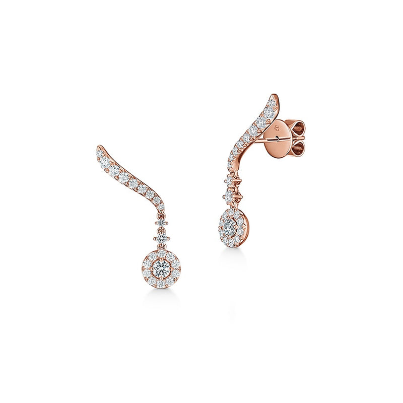 Hearts On Fire Vela Drop Earrings UU2645 : 0.80 : : 18KR : GH/VS
