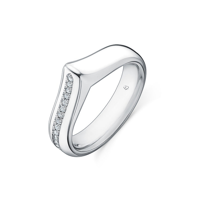 Hearts on Fire LU Diamond Band UU2887 : 0.10 : 9.50 : 18KY : IJ/VS