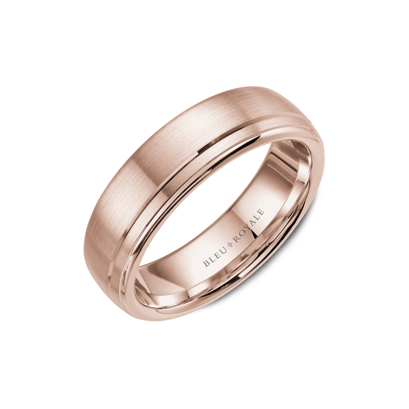 Bleu Royale Men's Wedding Band RYL-001R65