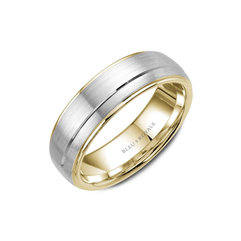Bleu Royale Men's Wedding Band RYL-002WY6