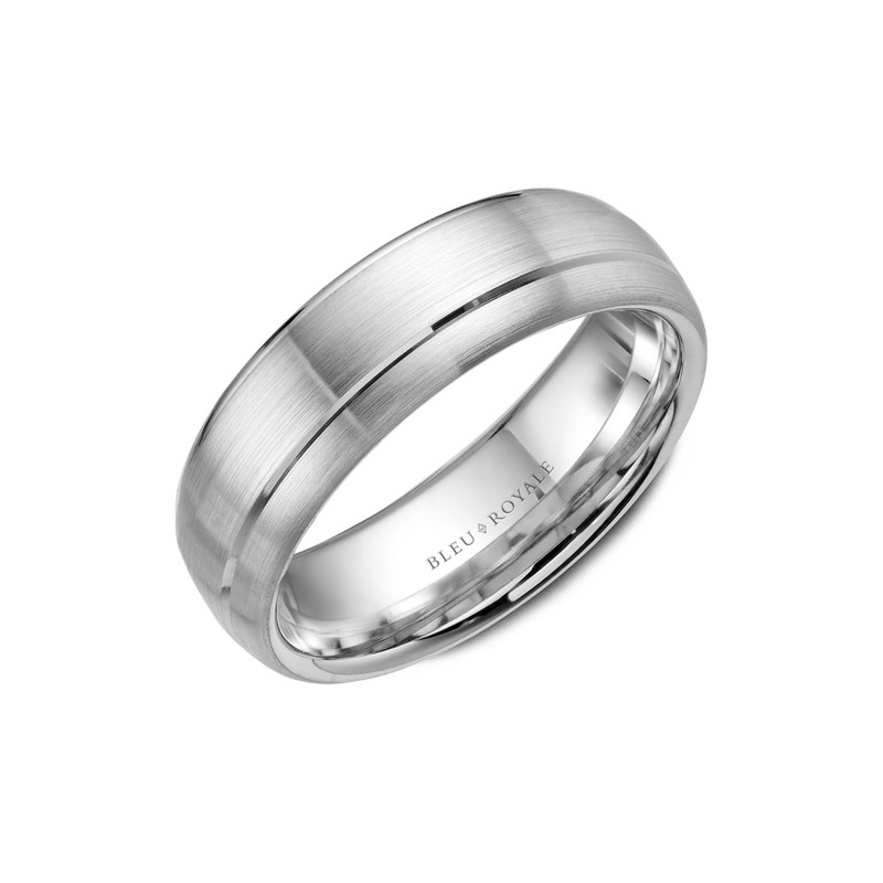 Bleu Royale Wedding Band RYL-003W65