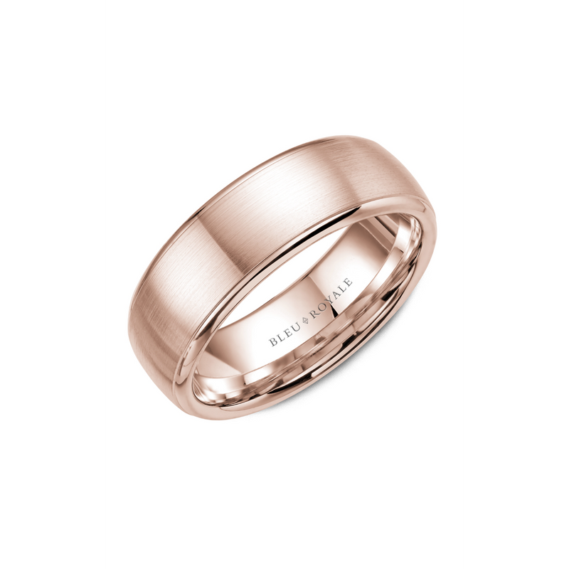 Bleu Royale Men's Wedding Band RYL-012R75