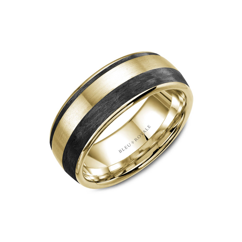 Bleu Royale Men's Wedding Band RYL-014YB85