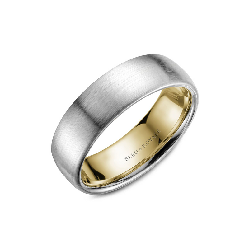 Bleu Royale Men's Wedding Band RYL-017WY65