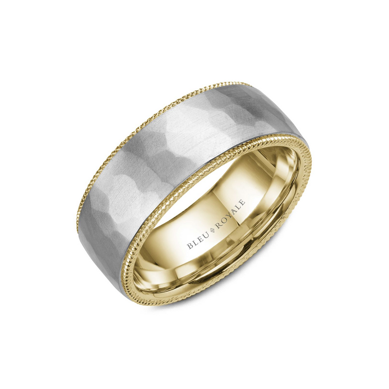 Bleu Royale Men's Wedding Band RYL-018WY85