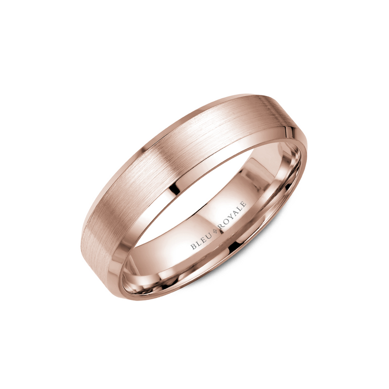 Bleu Royale Men's Wedding Band RYL-023R65