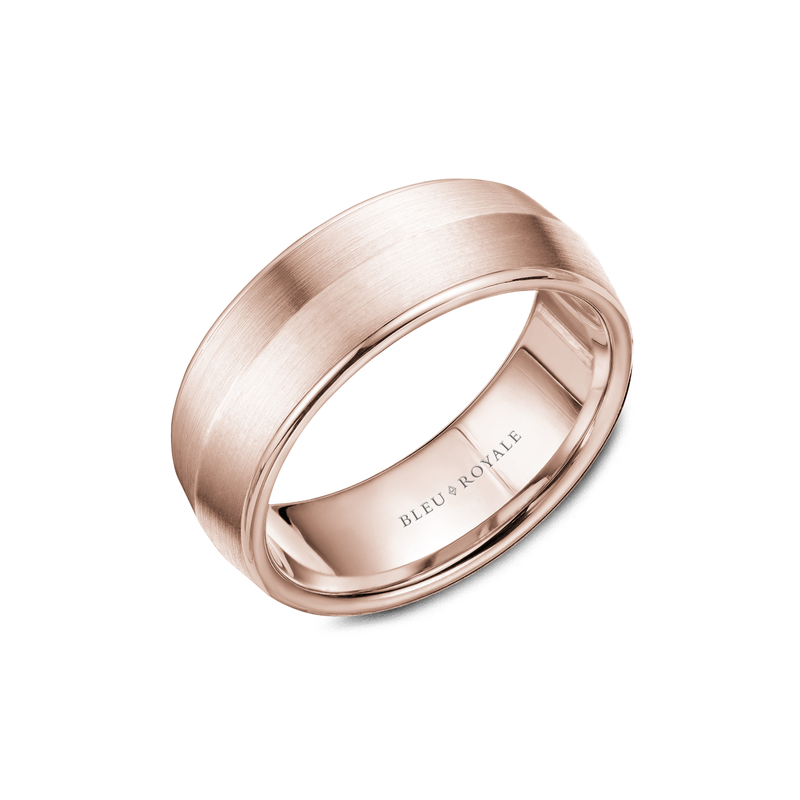 Bleu Royale Men's Wedding Band RYL-026R8