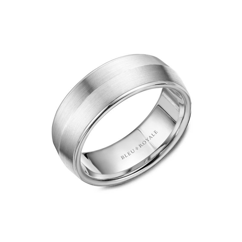 Bleu Royale Men's Wedding Band RYL-026W8