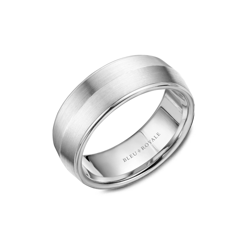 Bleu Royale Men's Wedding Band RYL-026W8