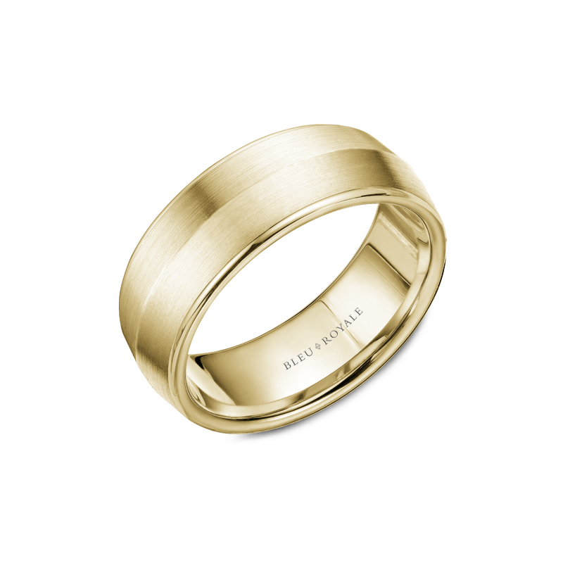 Bleu Royale Men's Wedding Band RYL-026Y8
