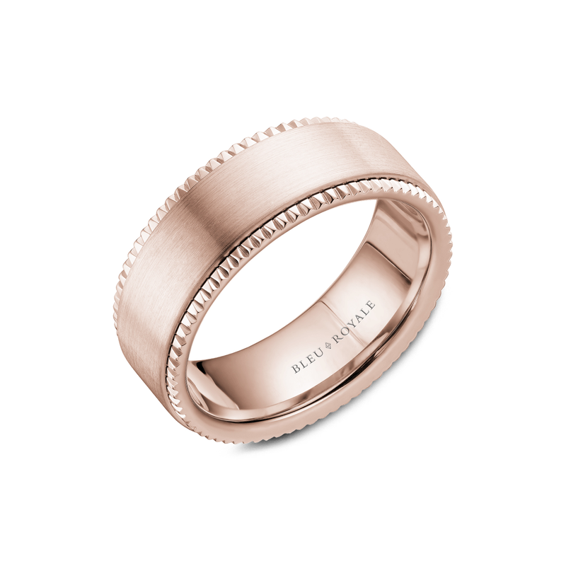 Bleu Royale Men's Wedding Band RYL-028R8