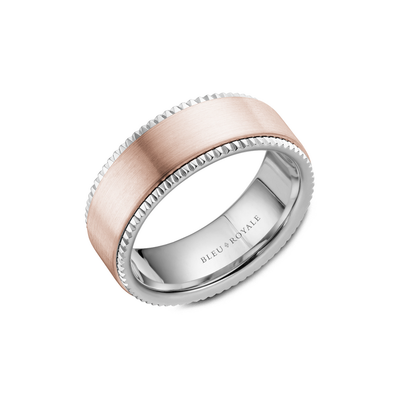 Bleu Royale Men's Wedding Band RYL-028RW8