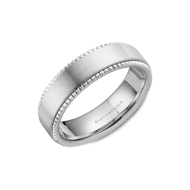 Bleu Royale Men's Wedding Band RYL-028W6