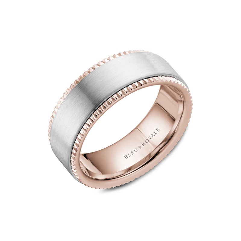 Bleu Royale Men's Wedding Band RYL-028WR8