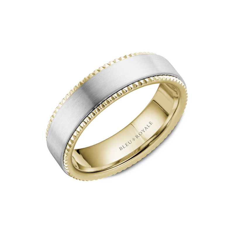 Bleu Royale Men's Wedding Band RYL-028WY6