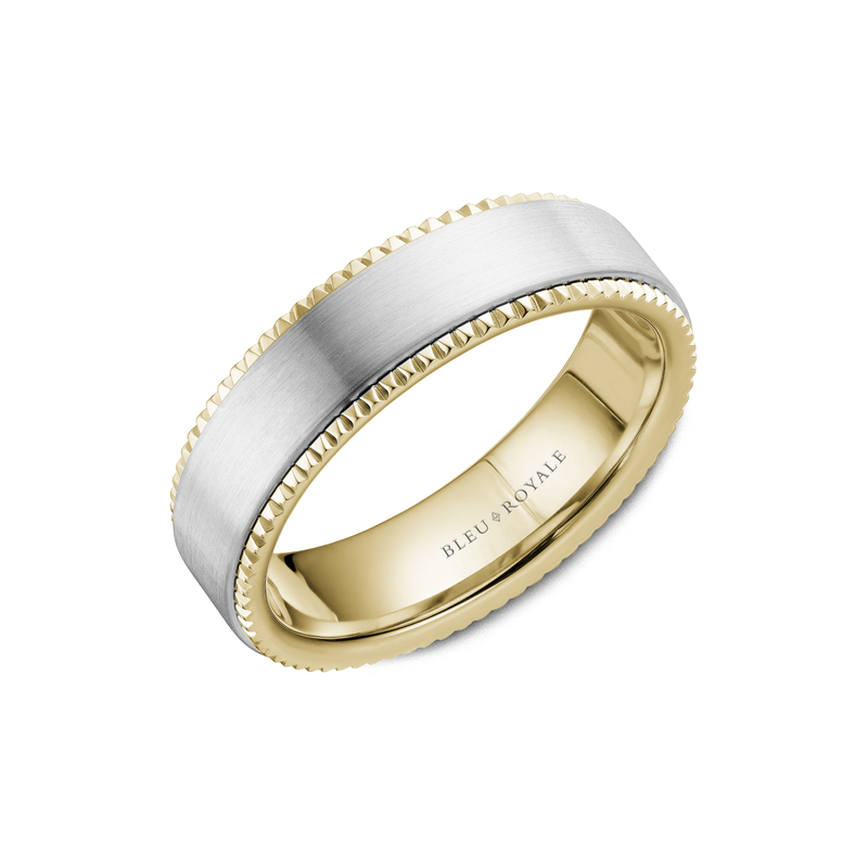 Bleu Royale Men's Wedding Band RYL-028WY6