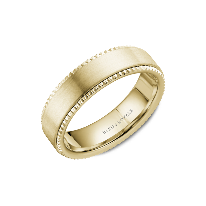 Bleu Royale Men's Wedding Band RYL-028Y6