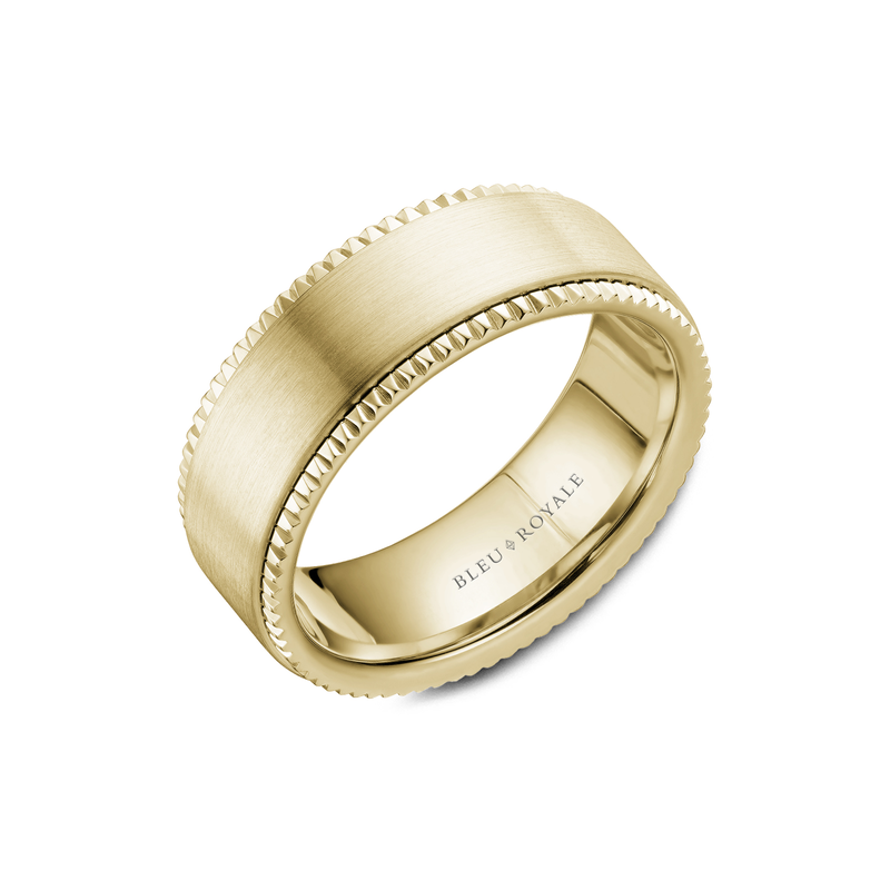 Bleu Royale Men's Wedding Band RYL-028Y8