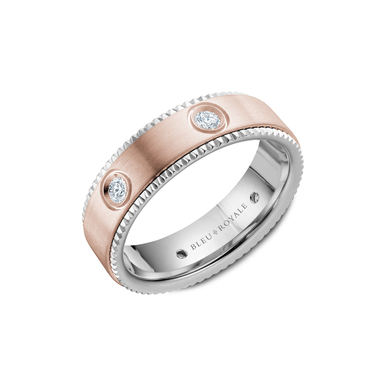 Bleu Royale Men's Wedding Band RYL-030RWD65