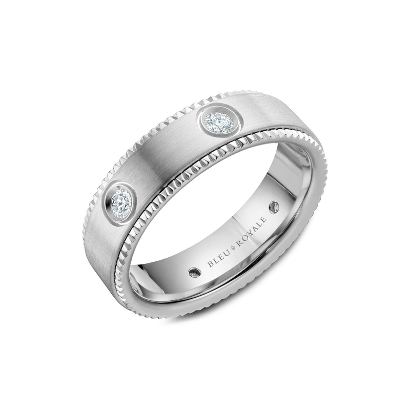 Bleu Royale Men's Wedding Band RYL-030WD65